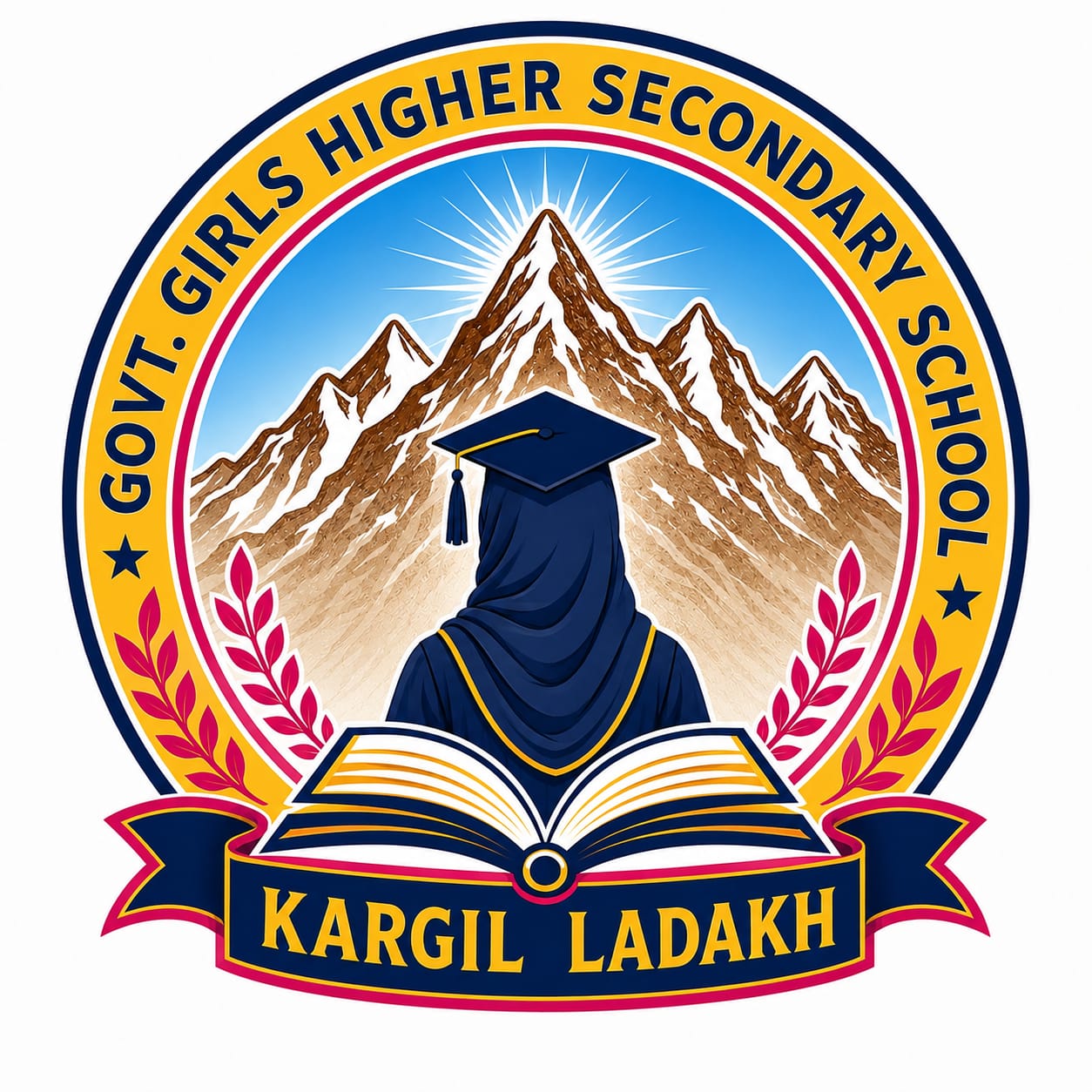 Govt Girls Higher Secondary School Kargil Logo